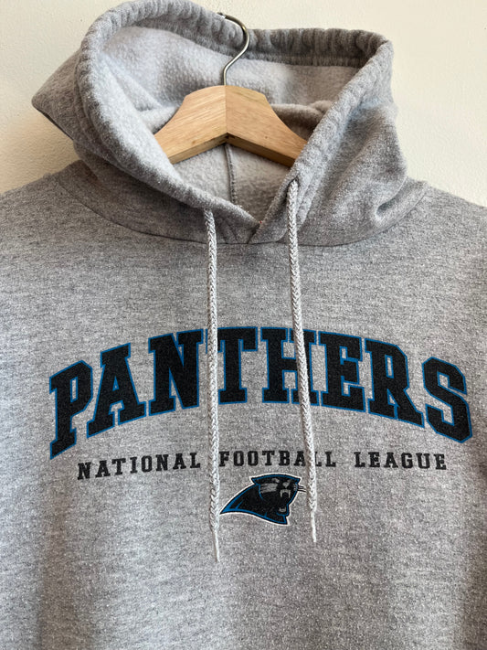00s Carolina Panthers NFL Grey Hoodie (L)