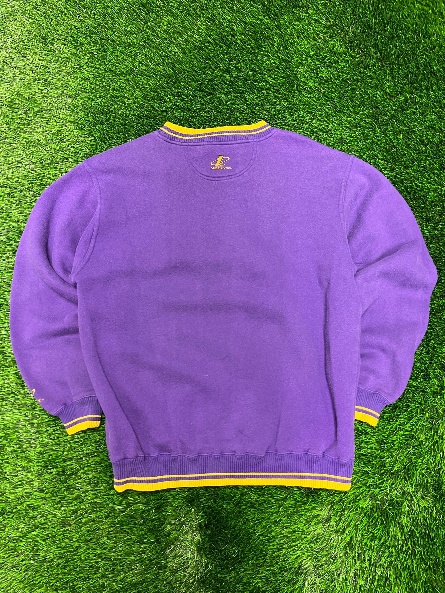 90s Vikings Pro Line Logo Athletic Purple Crewneck (XL)