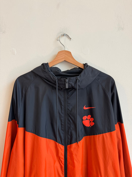 Clemson University Nike Full Zip Windbreaker (XXL)