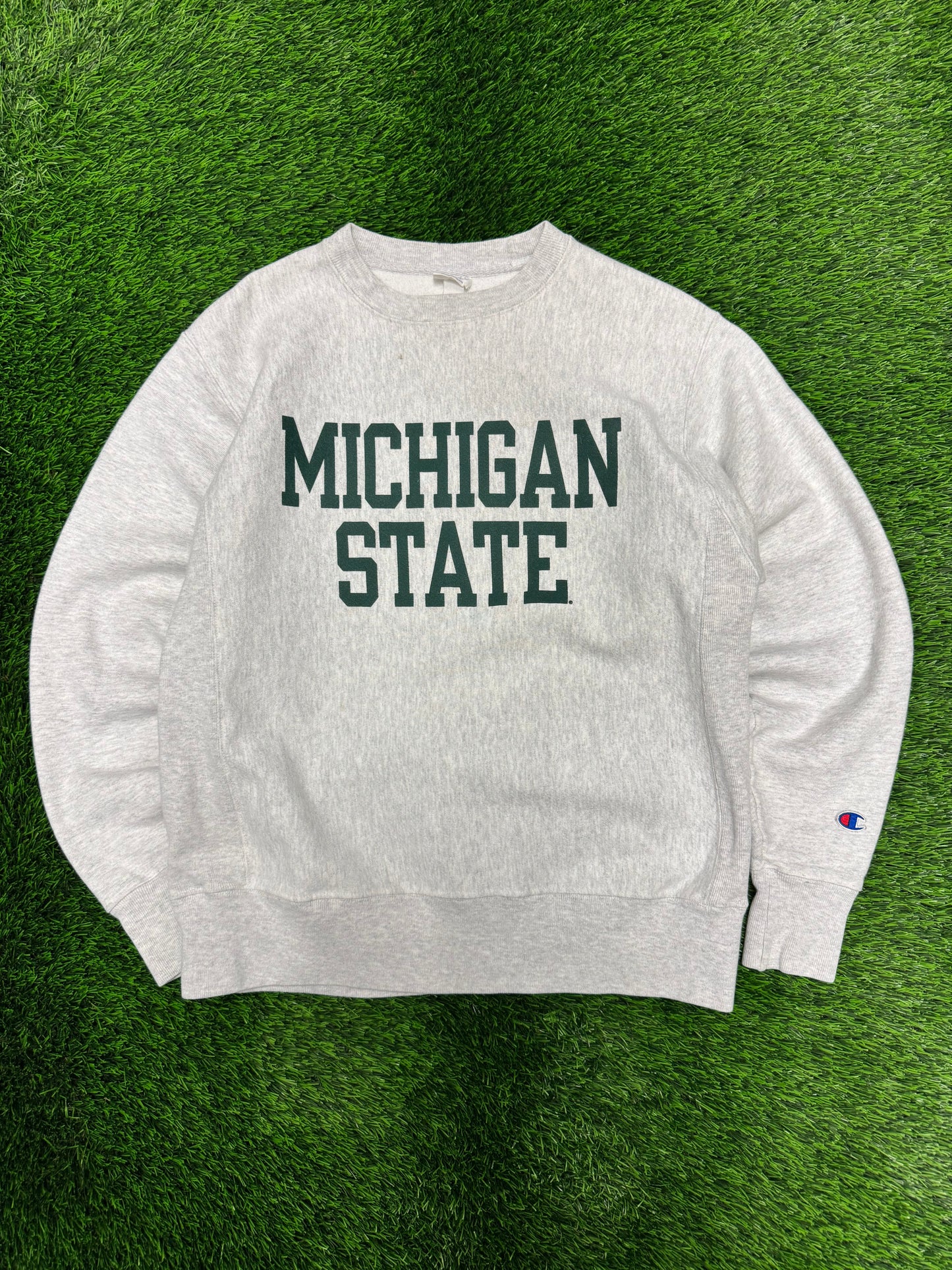 00s Michigan State University Champion Reverse Weave Vintage Crewneck (M)