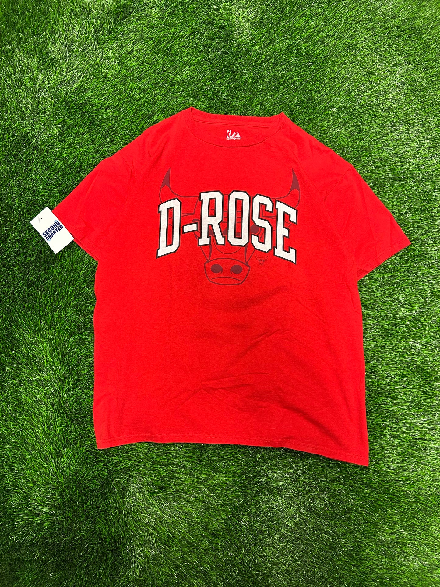 00s Chicago Bulls Derrick Rose "D-Rose" Vintage NBA Tee (L)