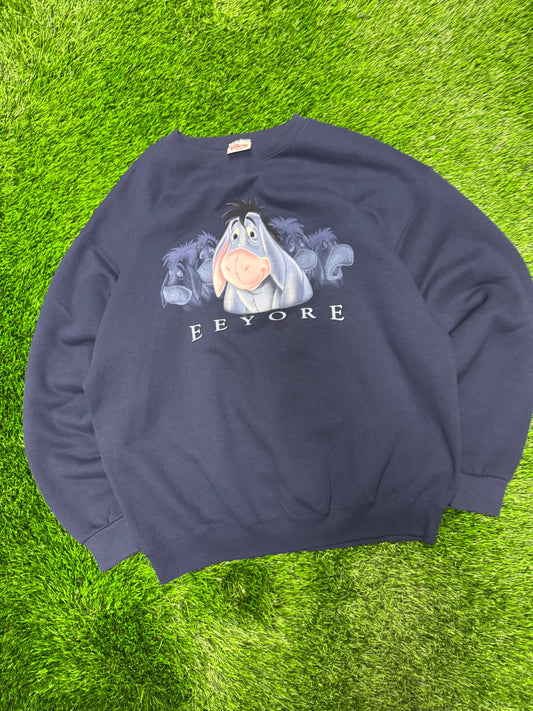 00s Disney Eeyore Character Vintage Crewneck (L)