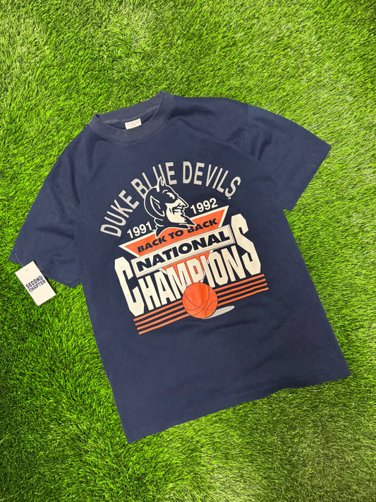 1992 Duke University NCAA Basketball National Champions Tee (L)