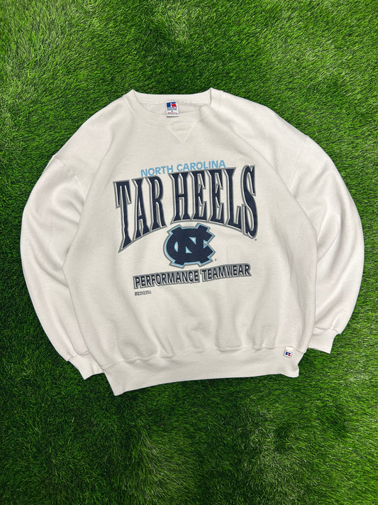 90s University Of North Carolina (UNC) Tar Heels Vintage Russell Crewneck (XL)
