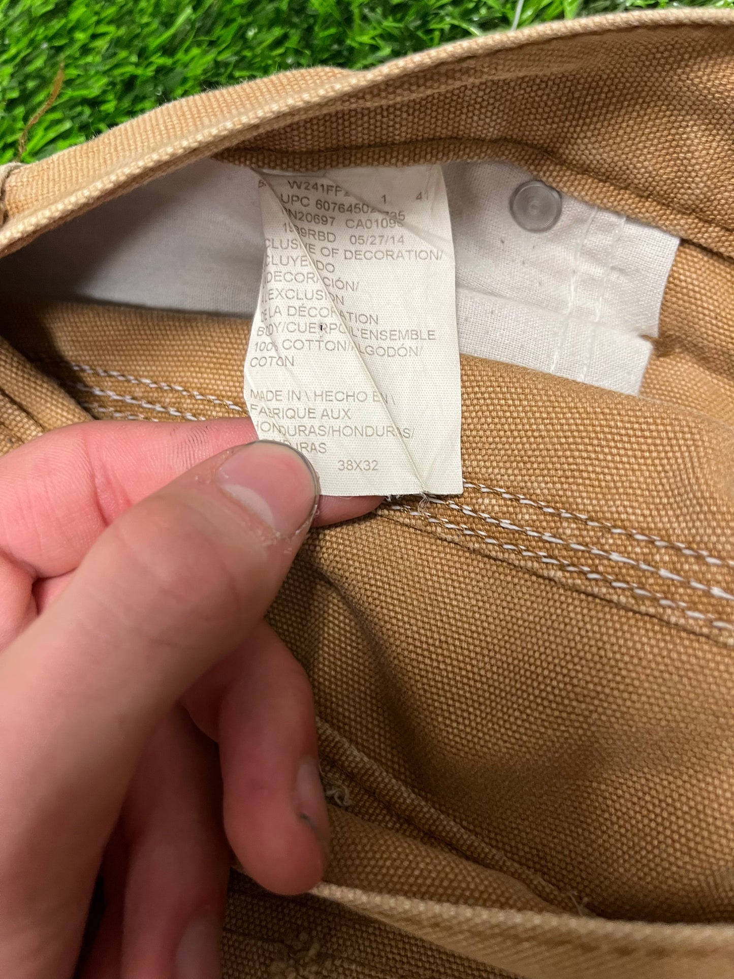 2014 Dickies Red Tab Tan Carpenter Pants (38 x 32)