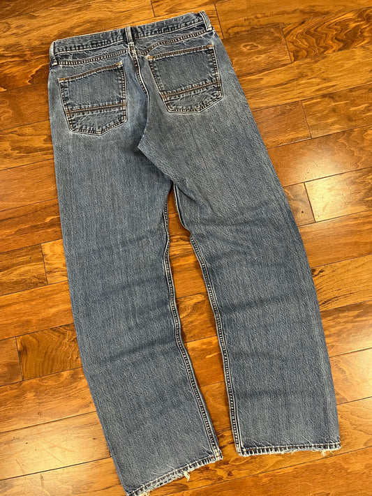 00s Arizona Loose Straight Blue Jeans (33 x 34)