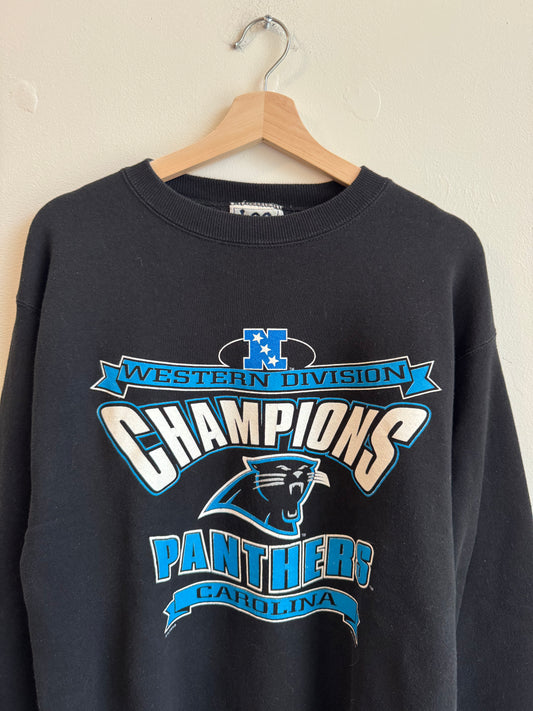 1996 Carolina Panthers Vintage Western Division Crewneck (XL)