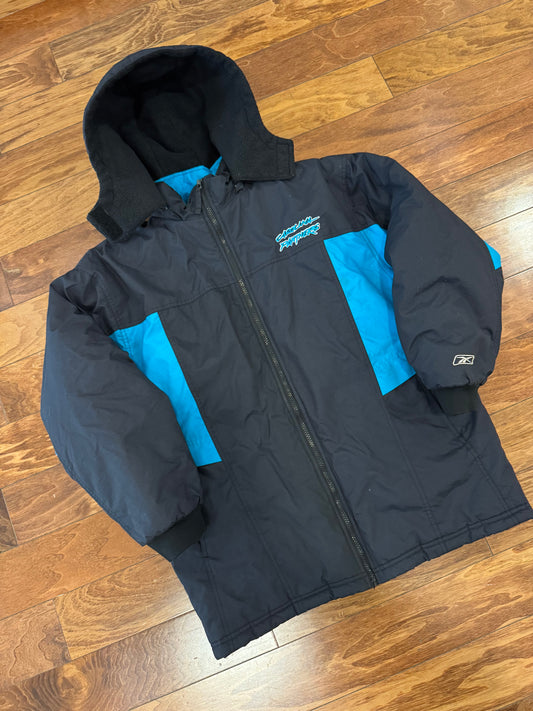 00s Carolina Panthers Reebok Puffer Jacket (Youth XL)