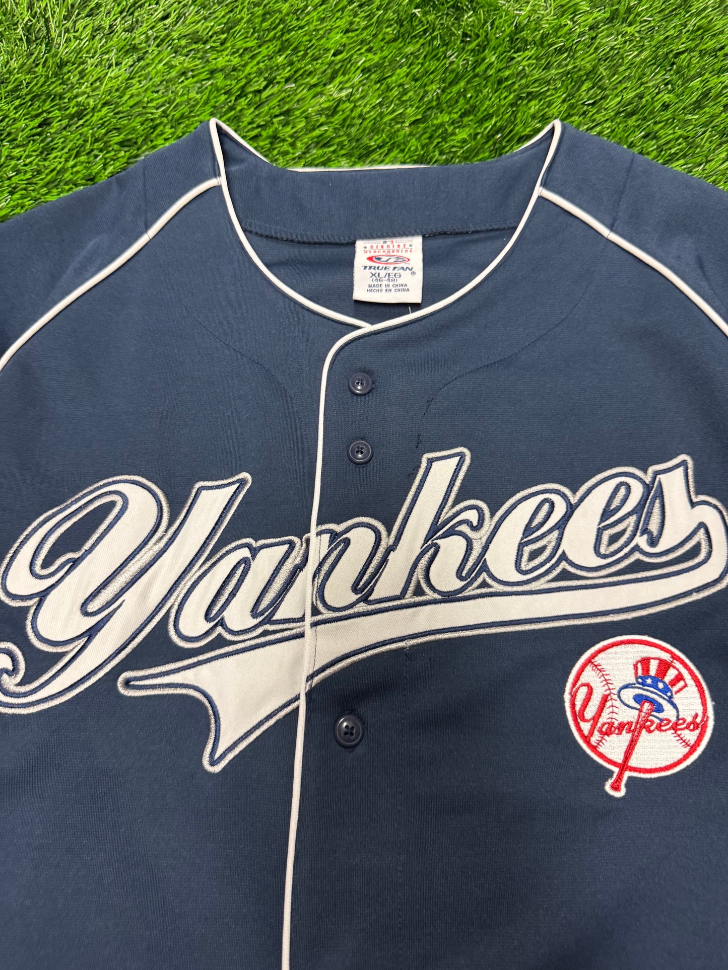 Yankees True Fan Navy Jersey (XL)