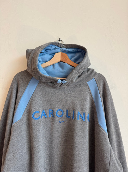 00s UNC Center Swoosh Two Toned Vintage Nike Hoodie (XXL)