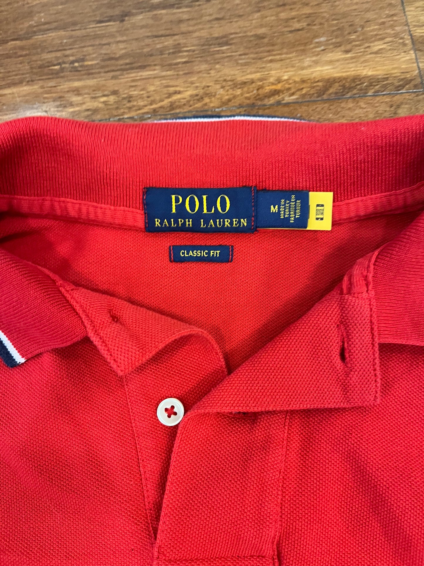 00s Polo Ralph Lauren Red Shirt (M)