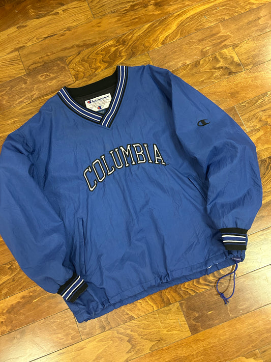 90s Columbia University Vintage Champion Windbreaker (L)