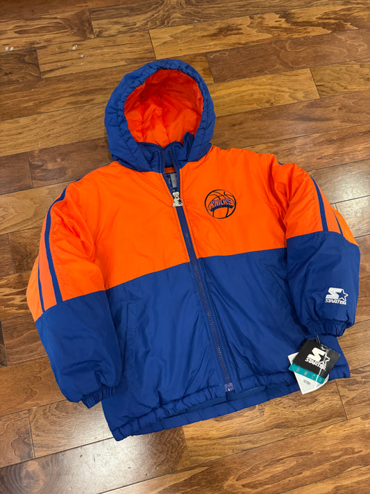 90s New York Knicks Puffer Jacket (Youth M)