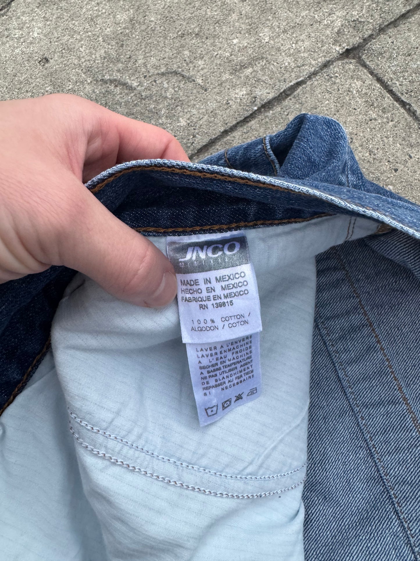 00s JNCO Jeans Mammoth Rare Oversized Jeans 34" Opening (42 x 32)