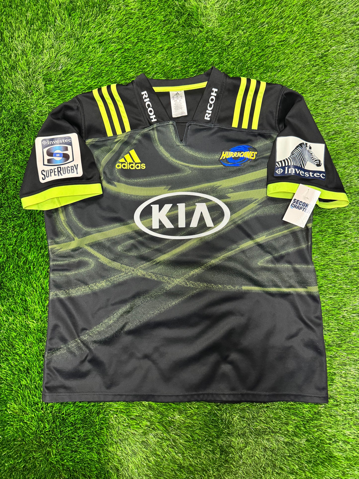 2017 Adidas Hurricanes KIA Super Rugby Home Jersey (XXXL)