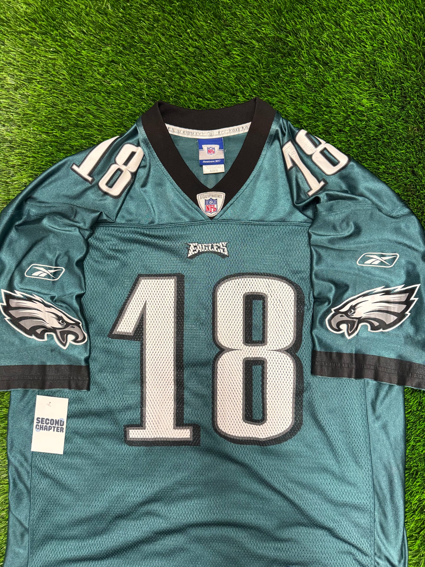 Philadelphia Eagles Dante Stallworth Reebok #18 Jersey (XL)
