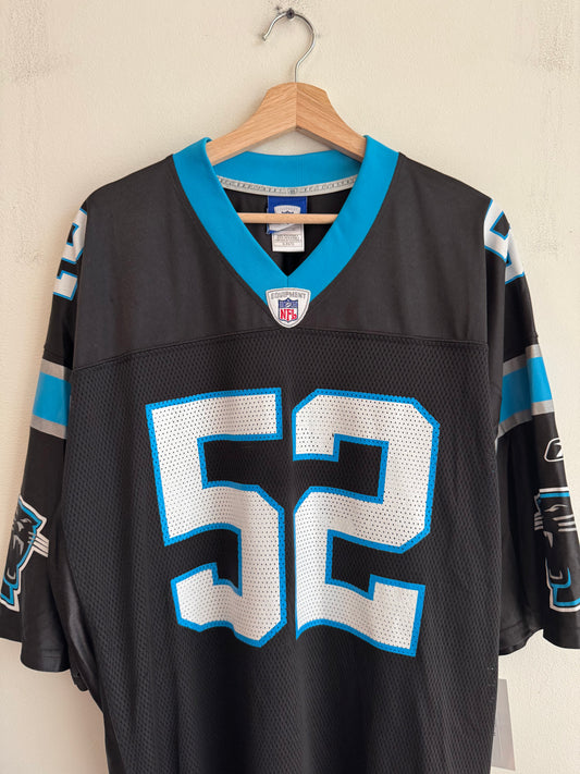 00s Carolina Panthers Jon Beason Reebok Home Jersey (XL)