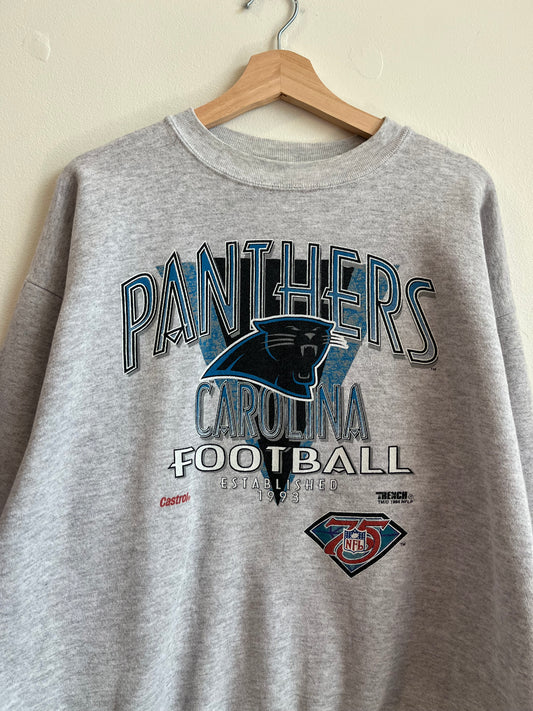 1994 Carolina Panthers Football Trench Crewneck (XL)