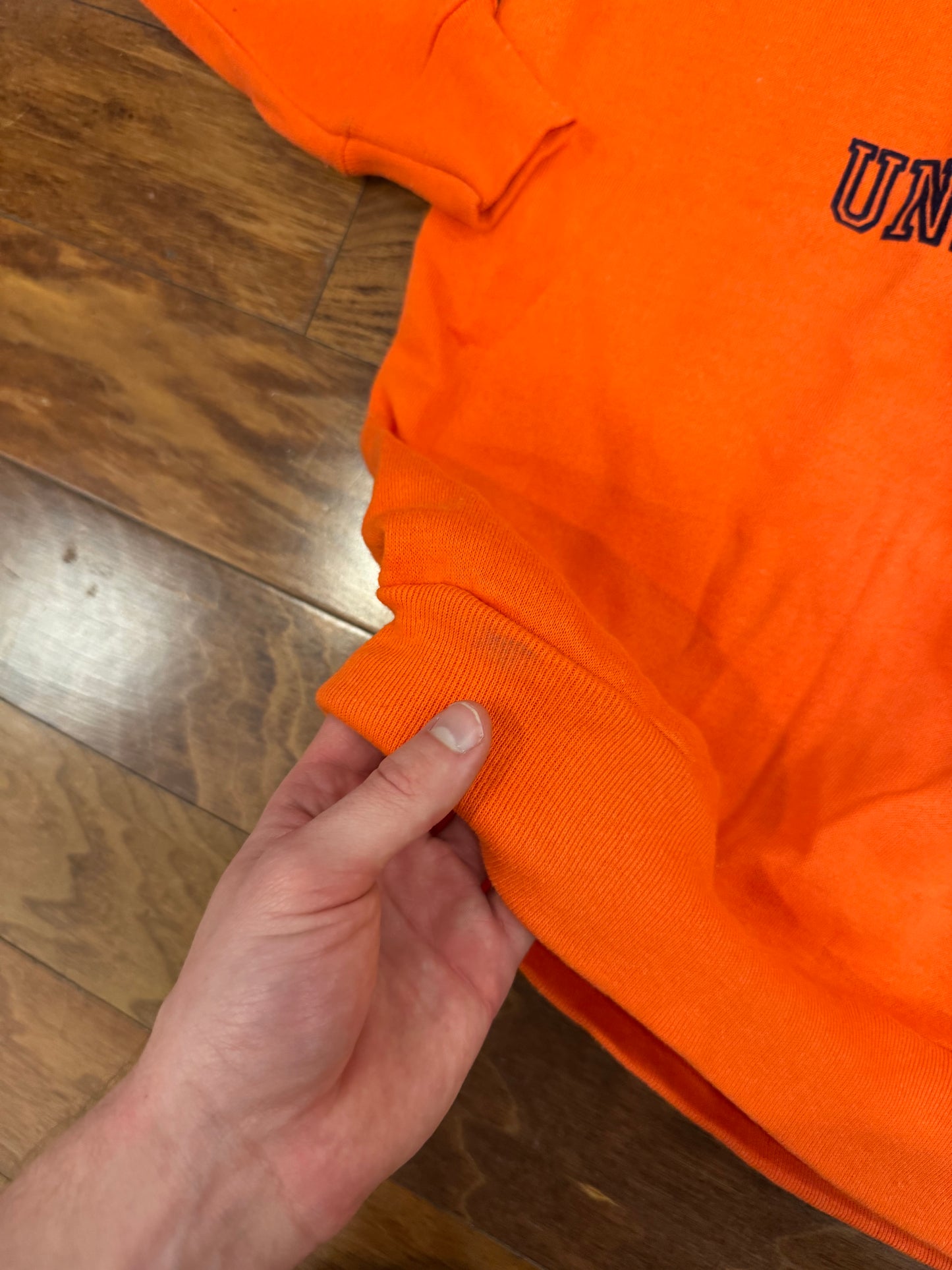 70s Auburn University Orange Crewneck (L)