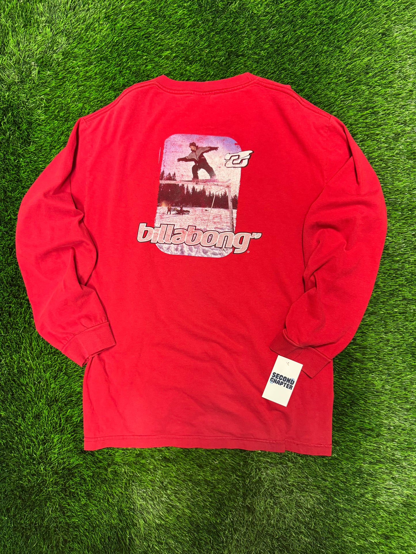 00s Billabong Snowboard Long Sleeve Vintage Tee (L)