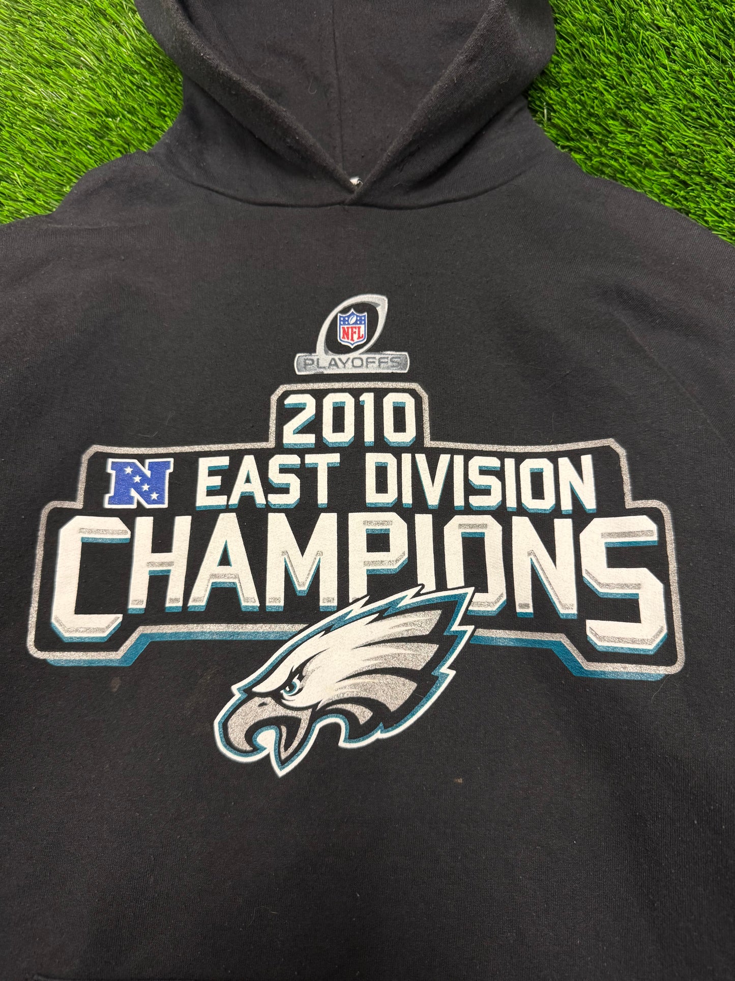 2010 Philadelphia Eagles East Division Playoffs Hoodie (L)