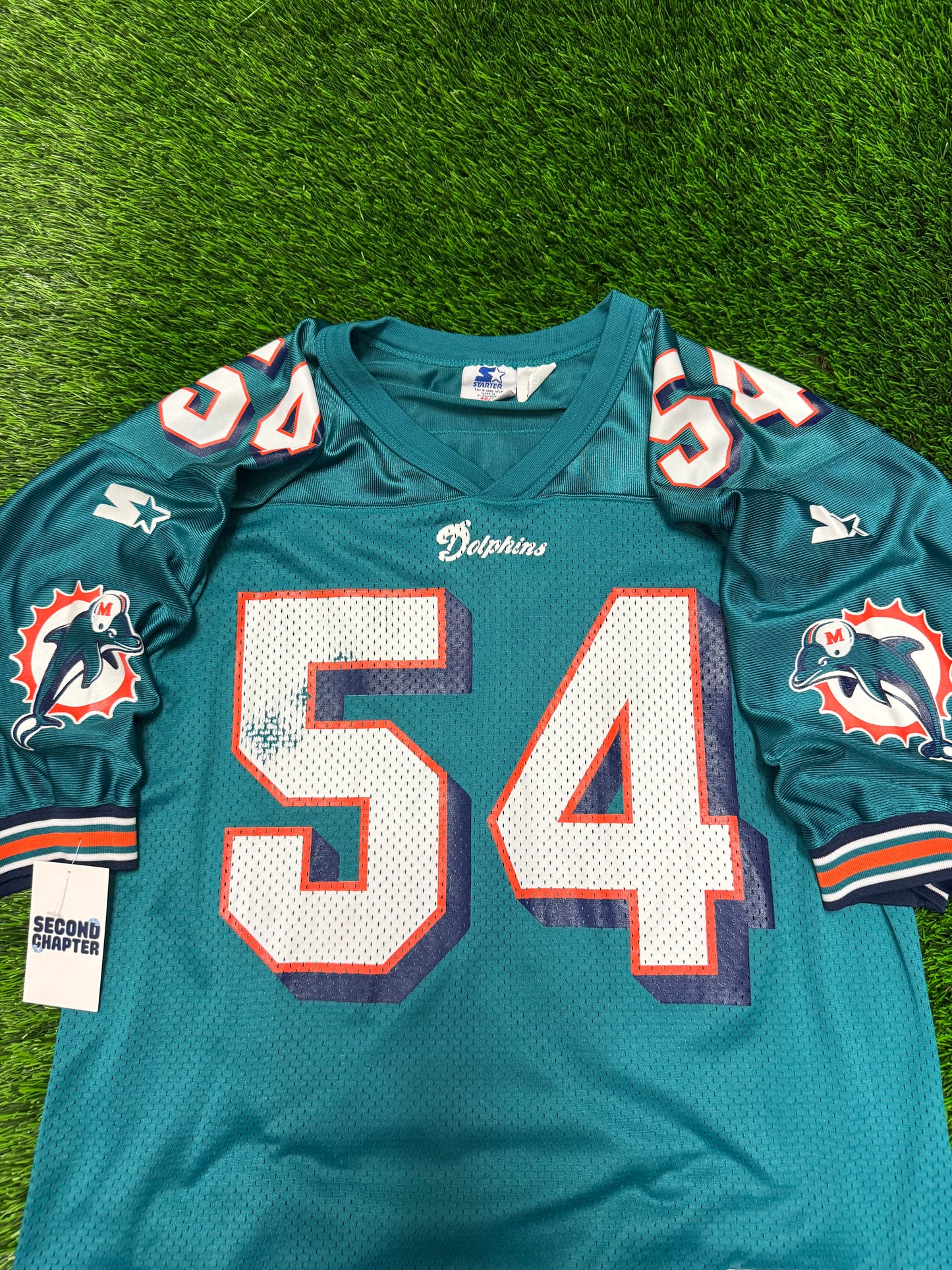 1995 Miami Dolphins Zach Thomas #54 Vintage Starter NFL Jersey (L)