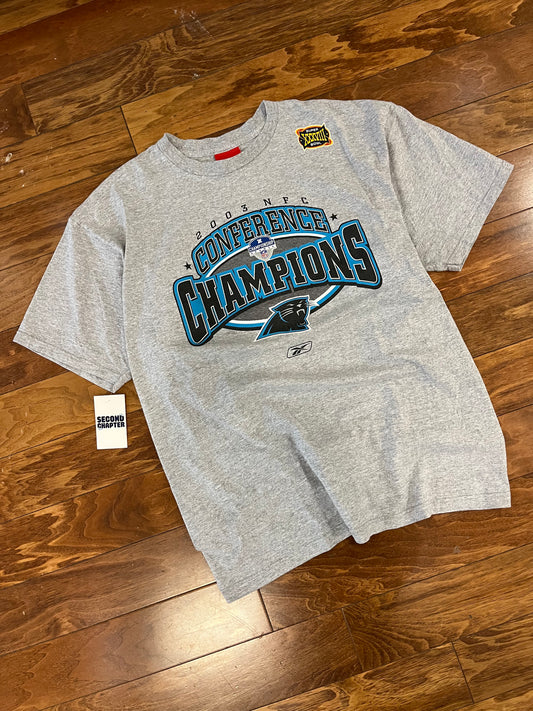 2003 Carolina Panthers Conference Grey Tee (XL)