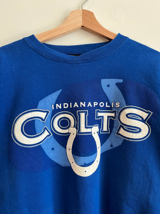 90s Indianapolis Colts Spell Out Starter Crewneck (XL)