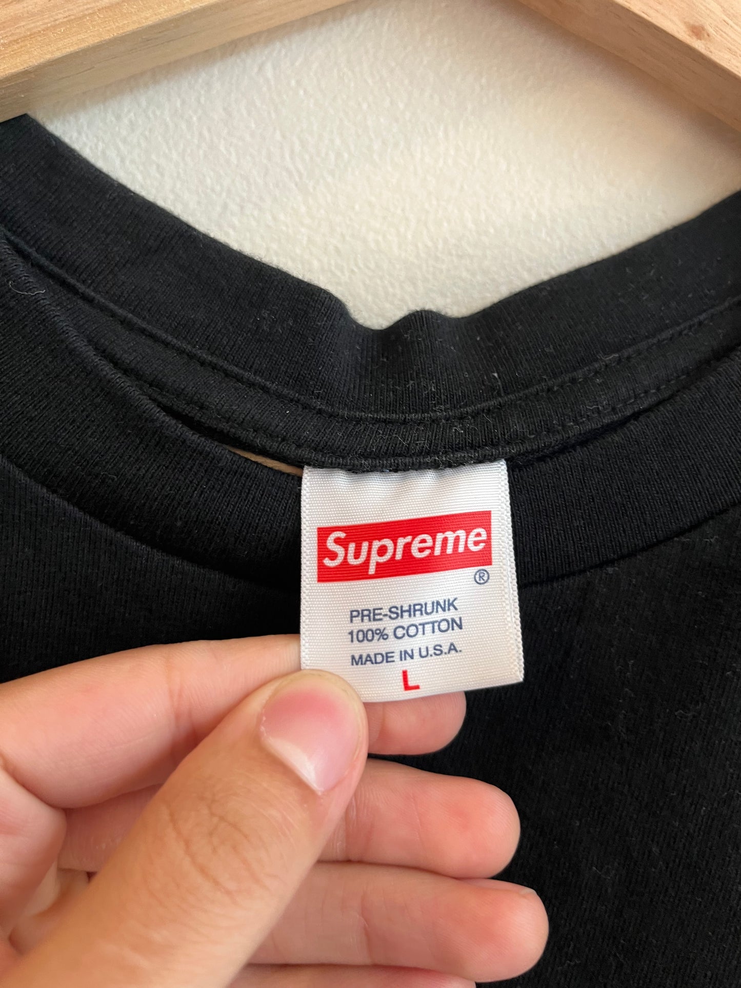 2019 Supreme Riders Black Tee (L)