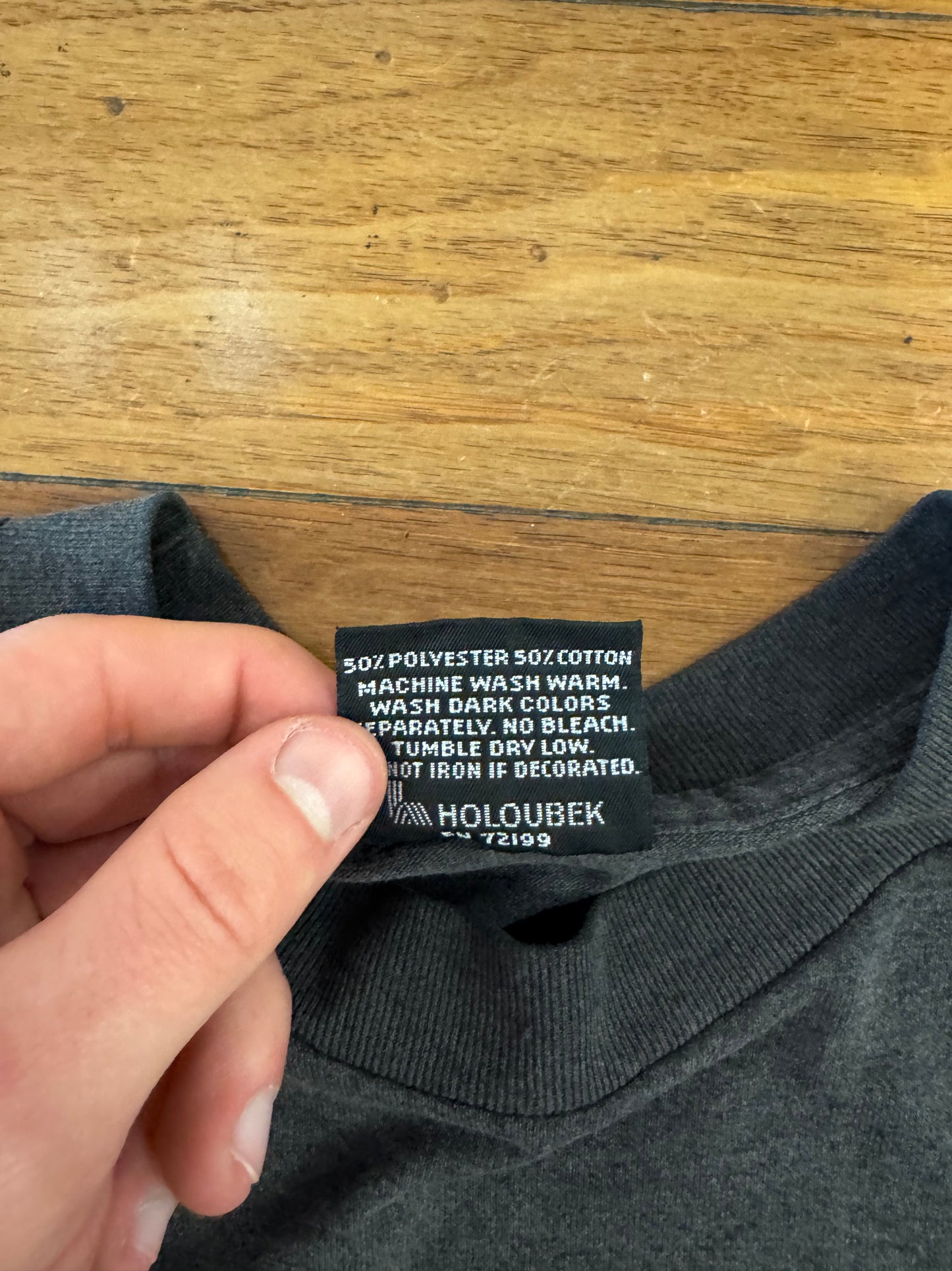 1991 Harley Davidson Acid Wash Fishing Tee (M)
