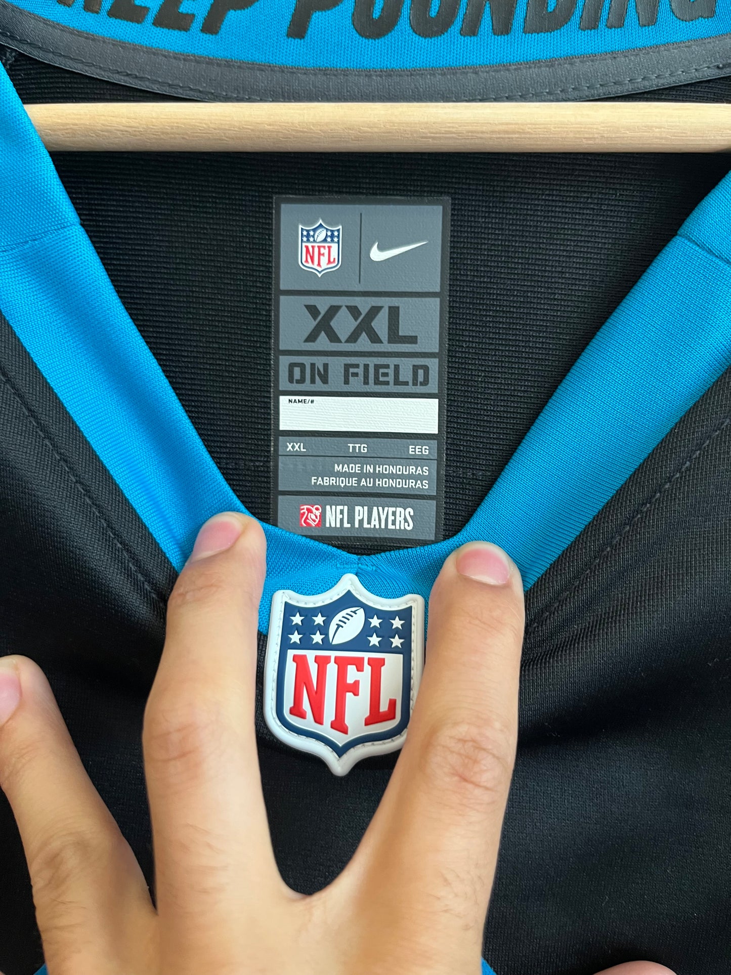 2022 Carolina Panthers Baker Mayfield #6 Home Nike Jersey (XXL)