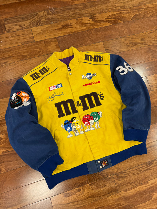 90s M&M's Racing Jeff Hamilton Nascar Jacket (XL)