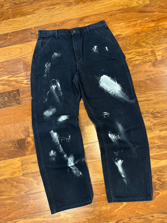 2017 Carhartt Navy Paint Workwear Pants (35x32)