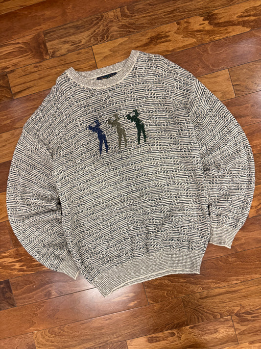 90s Players Club Saddlebred Golf Sweater (XL)