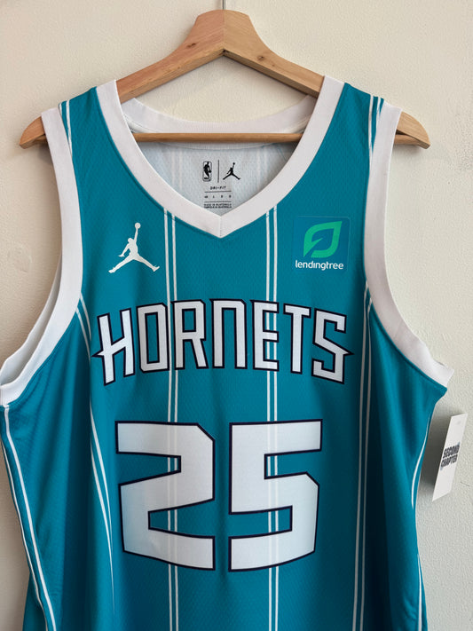 2020 Charlotte Hornets PJ Washington Jr. Jordan Teal Swingman Jersey (L)