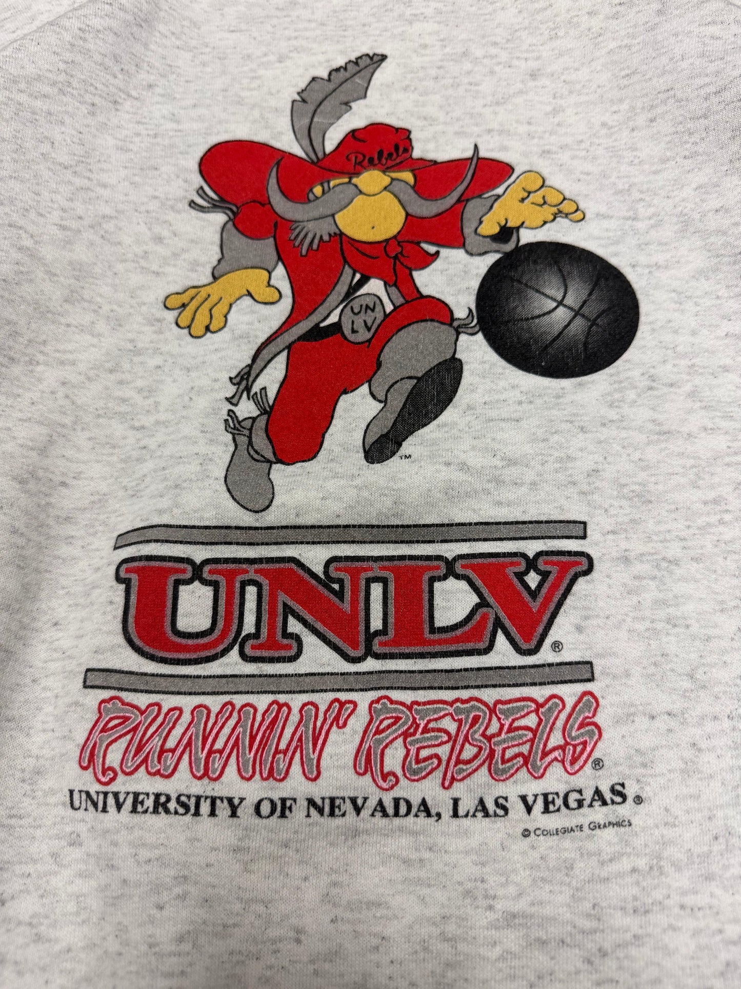 90s University Of Nevada Las Vegas (UNLV) Vintage Graphic Crewneck (XL)