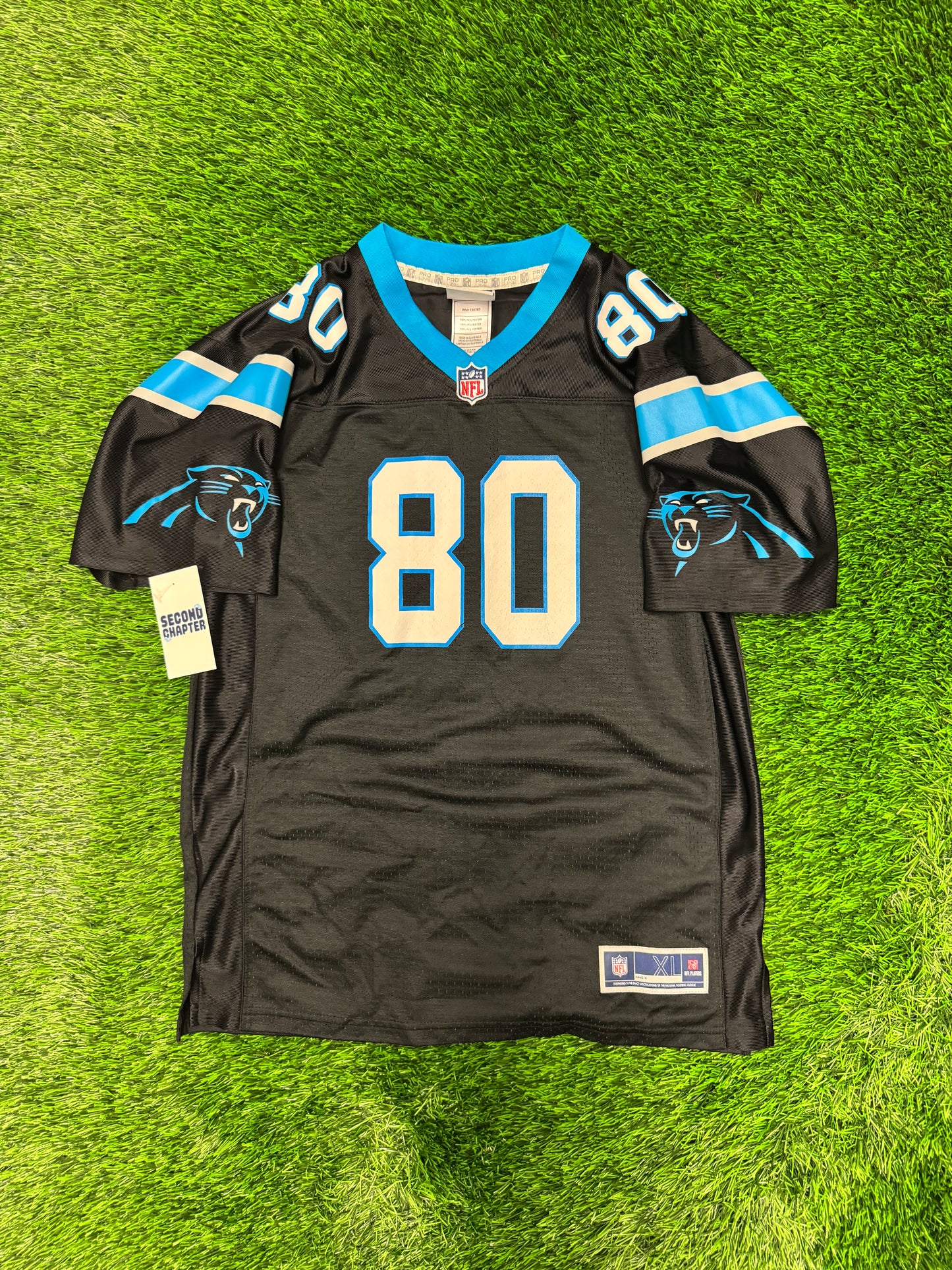 Carolina Panthers Ian Thomas #80 Pro Line Jersey (Youth XL)