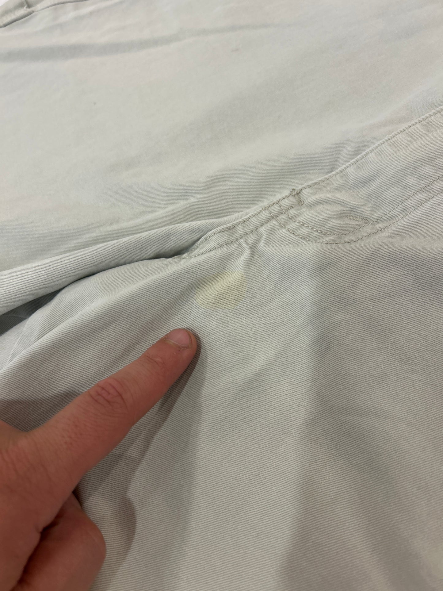 00s Levi's Silver Tab Baggy Khaki Carpenter Vintage Y2K Shorts (34)