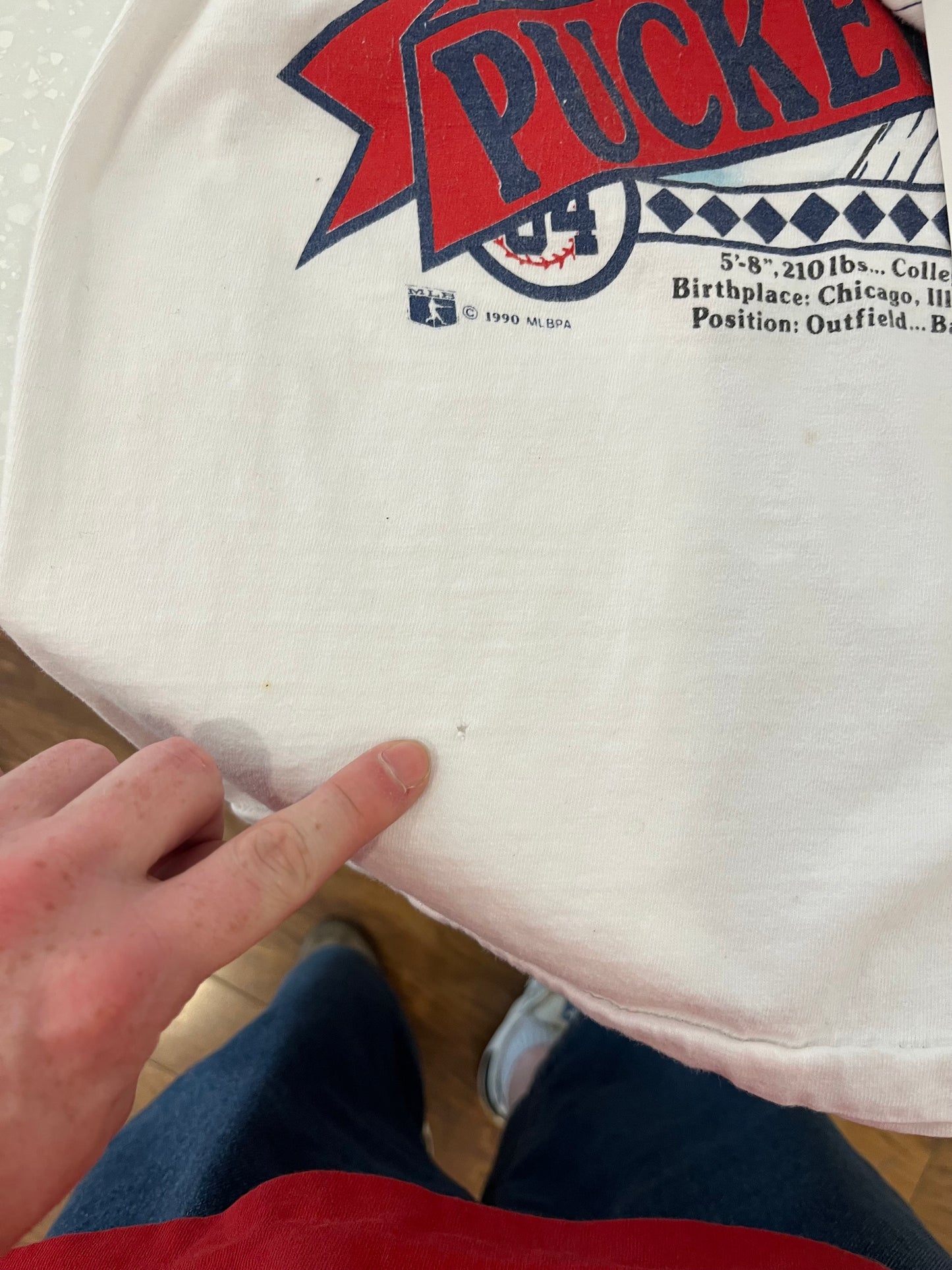 1990 Minnesota Twins Kirby Puckett Nutmeg Tee (M)