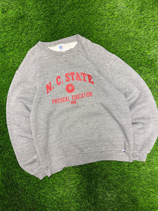 1986 NC State University Physical Education Vintage Crewneck (M)