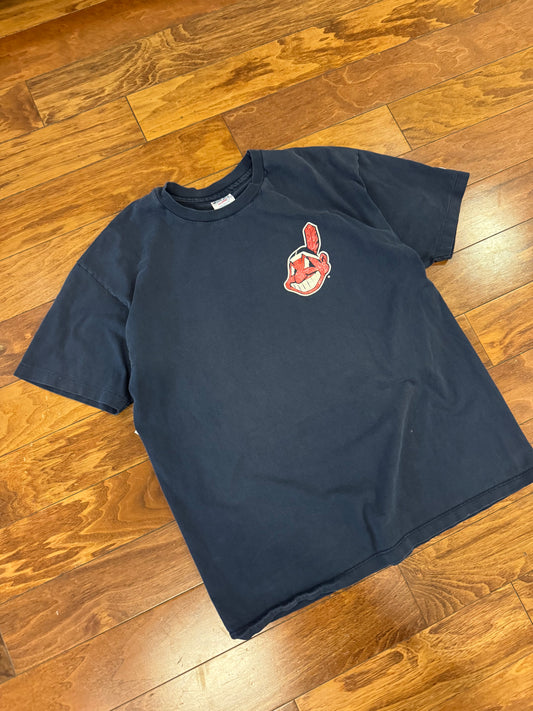 90s Cleveland Indians Champion Vintage MLB Tee (XL)