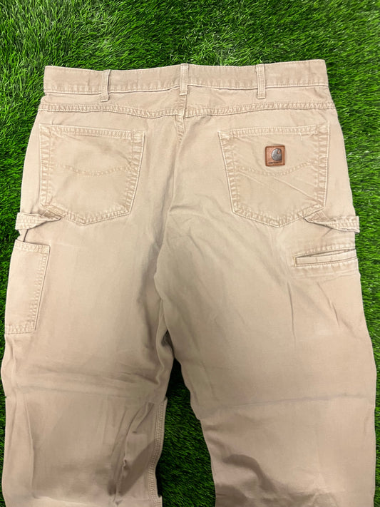 Carhartt Tan Loose Fit Carpenter Pants (38 x 30)