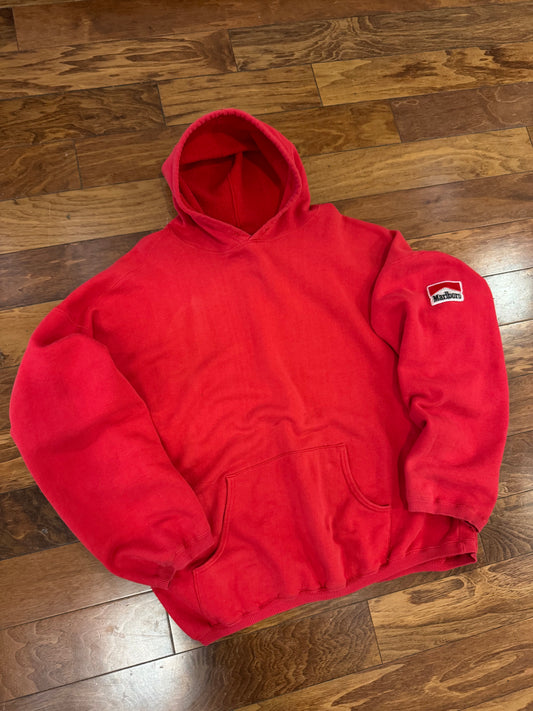 00s Marlboro Essential Red Hoodie (XL)