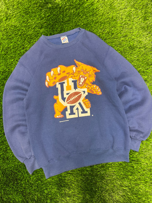 90s University Of Kentucky Wildcats Graphic Vintage Crewneck (M)