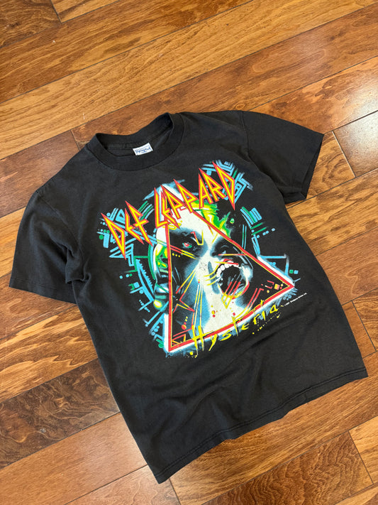 1987 Def Leppard Hysteria Vintage Music Tour Tee (M)
