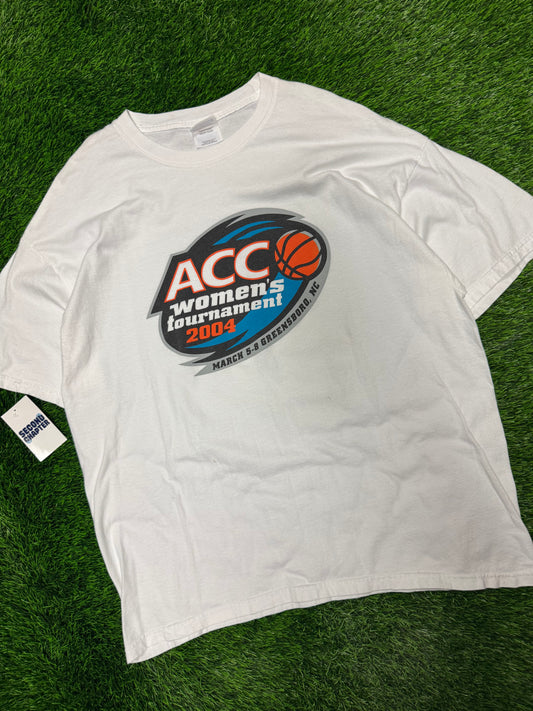 2004 ACC Women's Basketball Tournament Greensboro, NC Vintage Tee (XL)