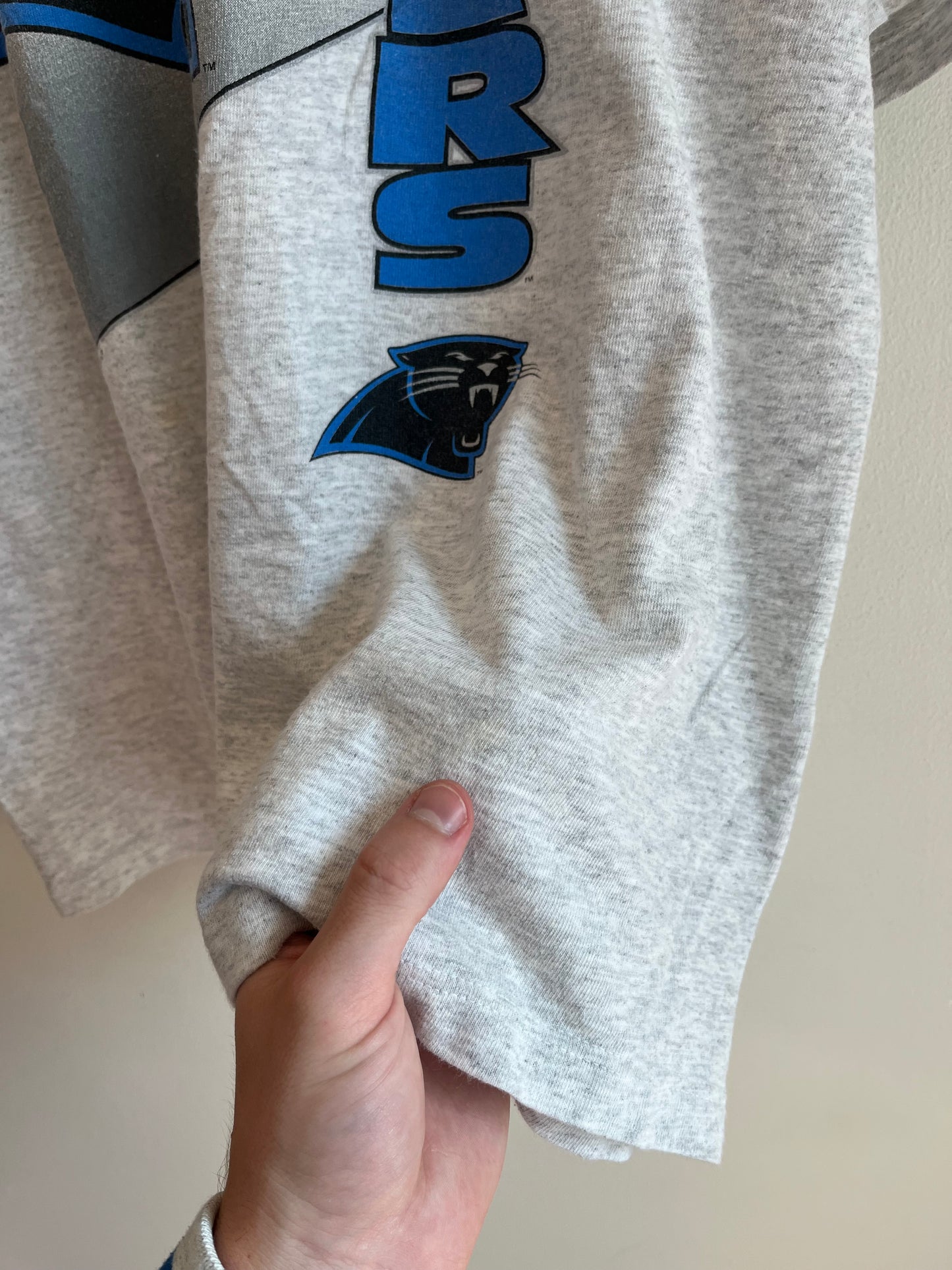 1993 Carolina Panthers Starter Vertical Spell Out Tee (L)