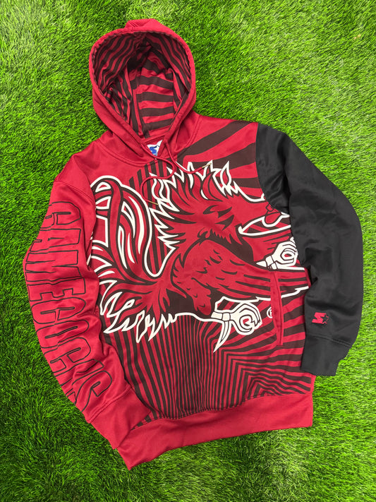 00s University Of South Carolina (USC) Gamecocks Starter Vintage Hoodie (M)