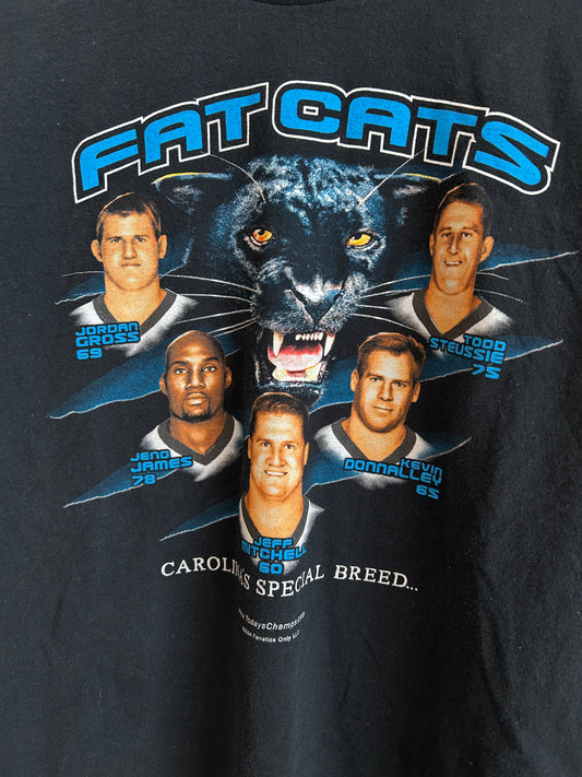 2004 Carolina Panthers Fat Cats Lineman Tee (M)
