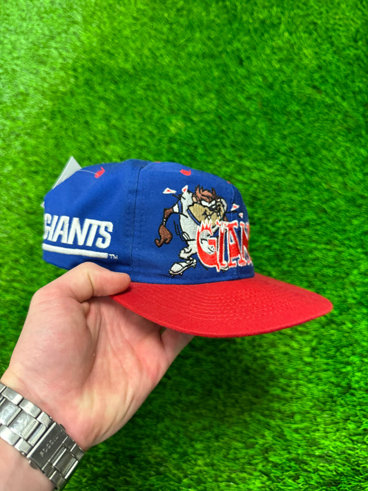 1993 NY Giants Taz Logo 7 Snapback Hat (OS)
